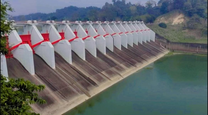 ৭ দিন পর বন্ধ করা হলো কাপ্তাই বাঁধের জলকপাট